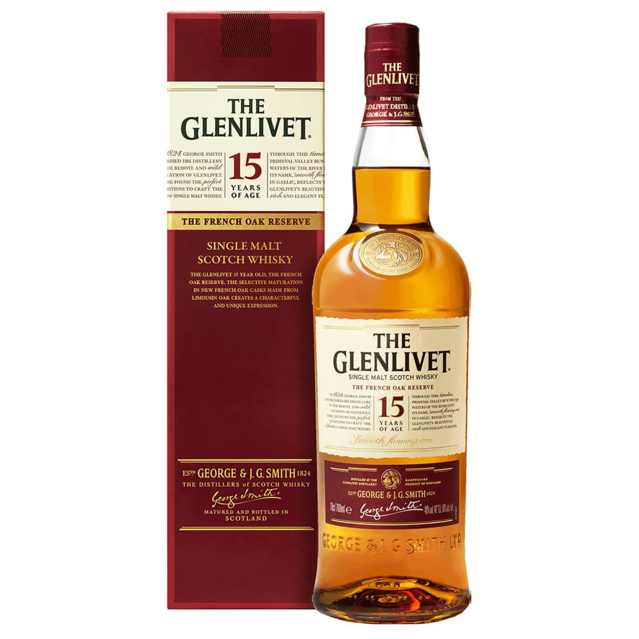 THE GLENLIVET 旧ラベル 15年 750ml The Glenlivet 15 Year Old Scotch Whisky - Smooth & Refined