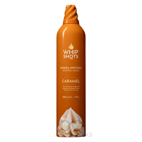 Whipshots Vodka-Infused Caramel Whipped Cream - Liquor Geeks