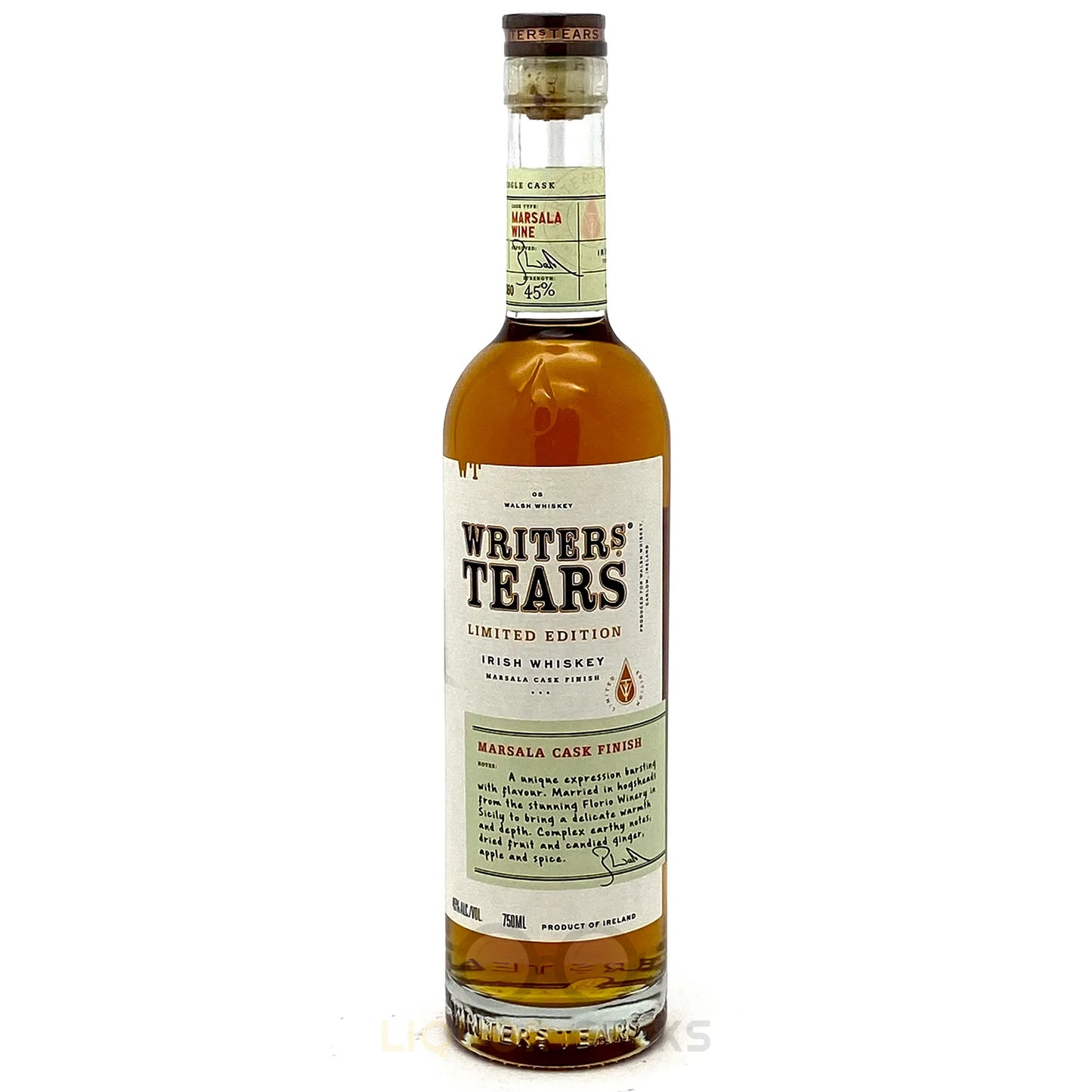 Writers Tears Blended Irish Whiskey Marsala Cask Finish Limited Edition - Liquor Geeks