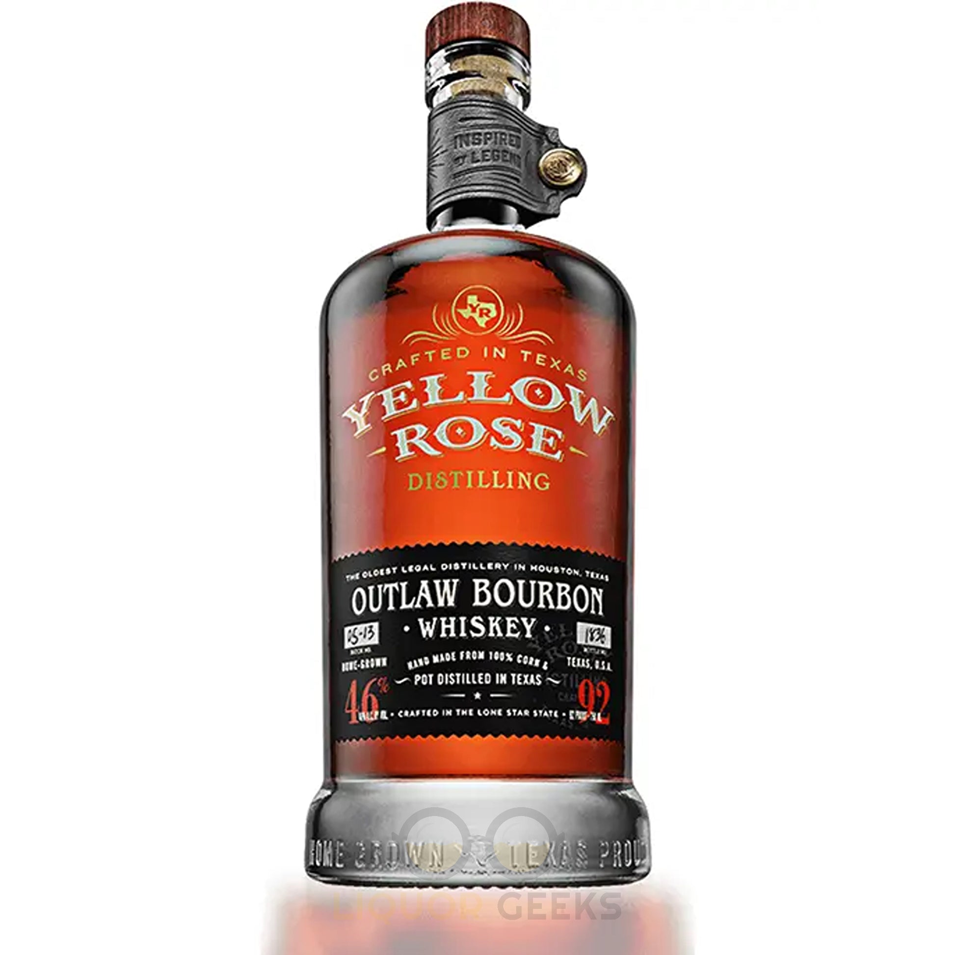 Yellow Rose Distilling Outlaw Bourbon Whiskey Pot Distilled - Liquor Geeks